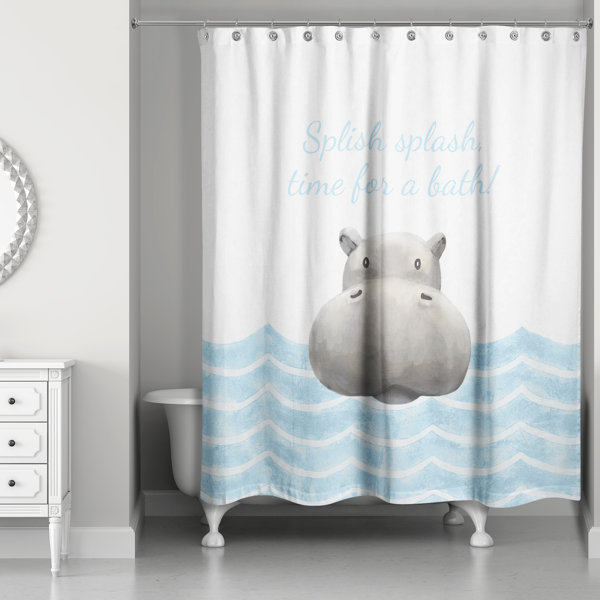 Isabelle & Max™ Petterson Single Shower Curtain Wayfair